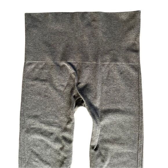 SPANX leggings medium Women's Charcoal gray M great used condition - Picture 5 of 7